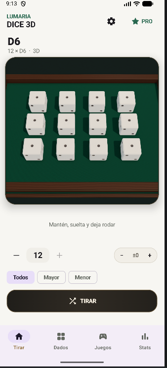Lumaria Dice 3D · Google Play · 1