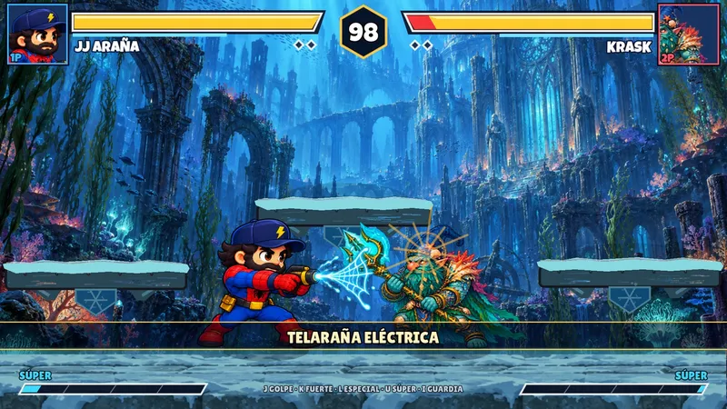 JJ · Pelea en el Pueblo — Telaraña eléctrica