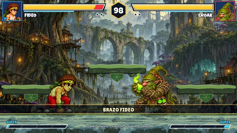 JJ · Pelea en el Pueblo — Fideo vs Croak