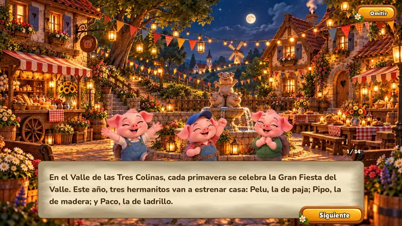Los Tres Cerditos — ¡A Toda Pezuña! — La Gran Fiesta del Valle