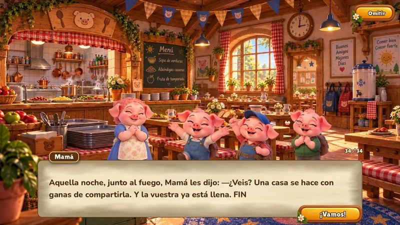 Los Tres Cerditos — ¡A Toda Pezuña! — Final