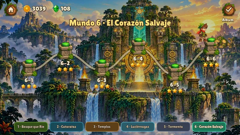 Lumaria — La Selva de los Mil Secretos — Mundo 6 — El Corazón Salvaje