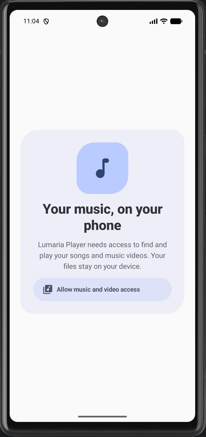 Lumaria Player — Permission setup