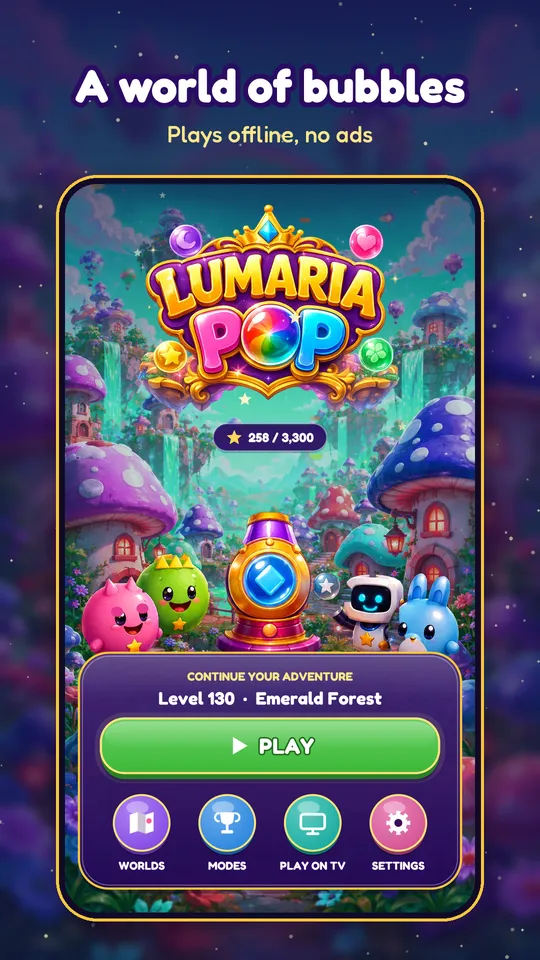 Lumaria Pop — A world of bubbles