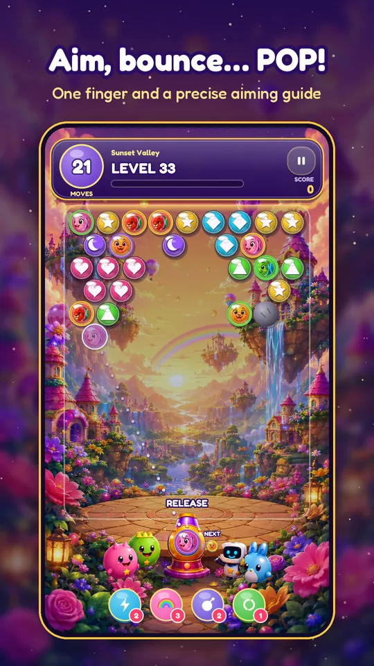 Lumaria Pop — Aim, bounce… POP!