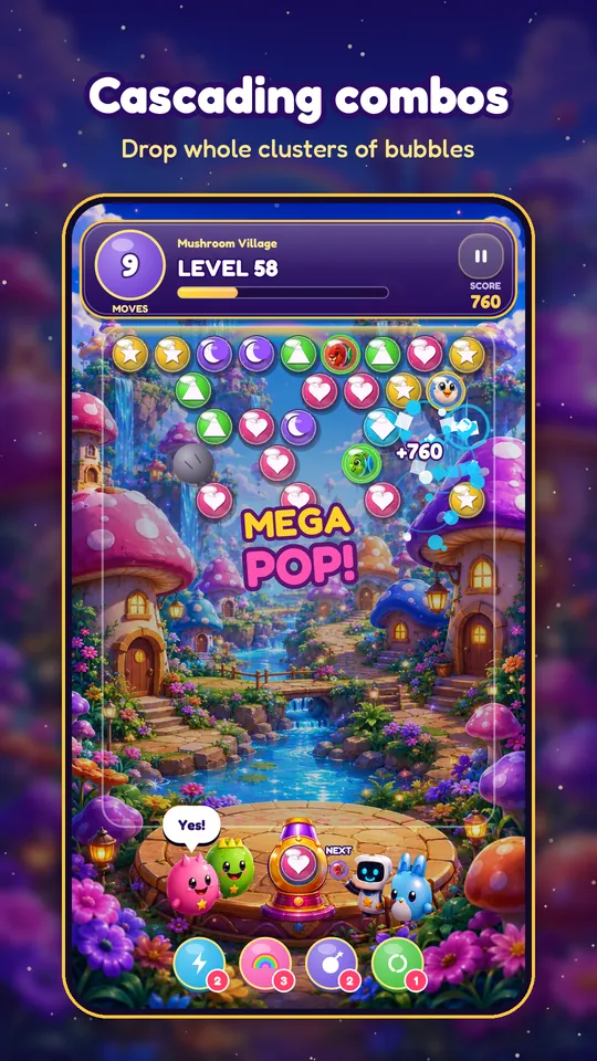 Lumaria Pop — Cascading combos