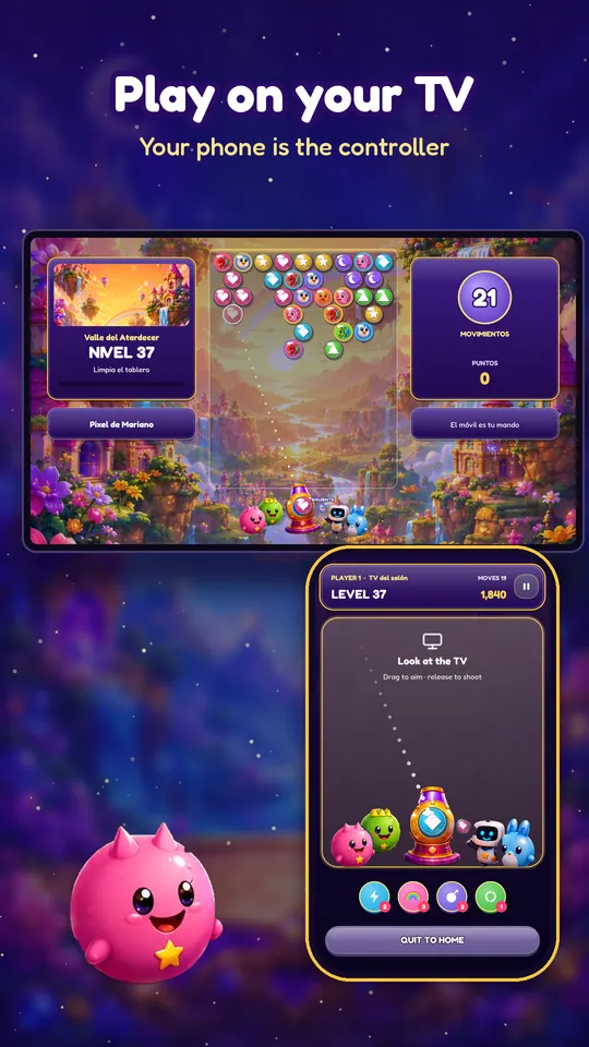 Lumaria Pop — Play on your TV