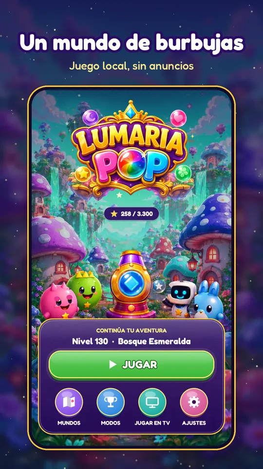 Lumaria Pop — Un mundo de burbujas