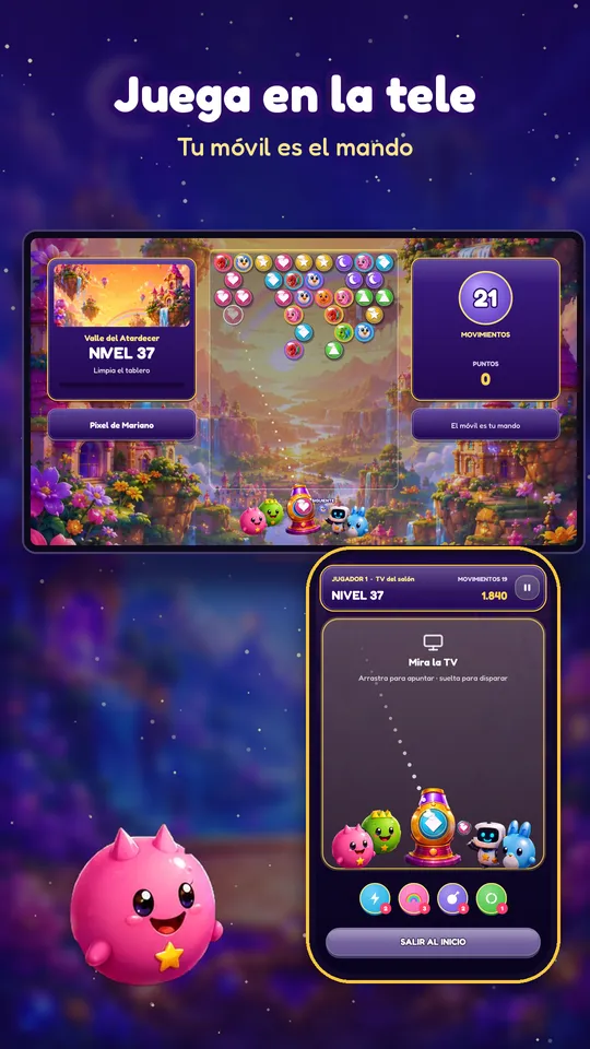 Lumaria Pop — Juega en la tele